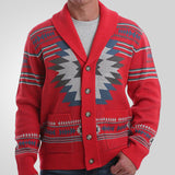 Fongt Men's Clothing Autumn And Winter Vintage Knitted Shirts Collared Cardigan Sweater Jacket