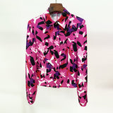 Fongt Fashion New Famous Temperament Hollow Without A Collar Suit Jacket To Open The Trousers
