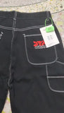 Baggy Jeans Street Hip-Hop Rock Pattern Harajuku Wide-Legged Straight-Leg Pants-Outfit