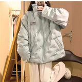 Down Cotton-Padded Jacket Female 2024 New Winter Korean Department Add Thick Cotton-Padded Jacket Small Oversize Cotton-Padded Coat Tide-Outfit