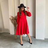 Sleeve Casual Stand Collar Folds