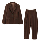 Fongt Women's INS Burst Series Short Skirt Pendited Suit Jacket + Trousers + Short Skirt Cover