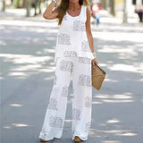 Fongt New Casual Fashion Round-Neck Vest Suit Women's Clothing