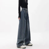 Stitch Details Patchwork High Waist Jeans-Outfit