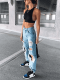 Ripped Boyfriend Jeans-Outfit