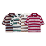 Fongt Spring Long Sleeves Vintage Striped Spoo T-Shirts For Loose T-Shirts