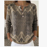 Fongt 3D Printed Autumn Temperament Elegant New Imitation Of The Shoulder Short-Sleeved Top Woman