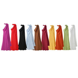 Fongt Explosive Women's Temperament Lightly Exposed Back Ribbon Hanging Neck Dress