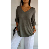 Casual Basic Style Slimming Sleeve Solid