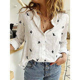 Long Sleeve Cotton Linen Shirt