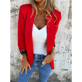 Fongt 2025 Colored Leopard Stylish Small Suit Jacket TK
