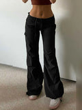 Straight Leg Pocket Cargo Pants-Outfit