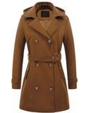 Fongt Order 2025 Autumn And Winter Hair This Female Coat Hooded Big-Size Nanny Coat Wish Station