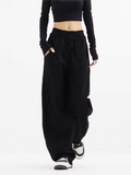 School Solid Color Baggy