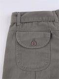 gray 90s vintage cargo pants with cargo