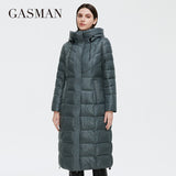 2022 New Female Coat Winter ?Collection Women Coats Long High Quality Women's Jacket Belt Stand-up collar Parkas