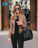 Women Coat Jackets PU Leather Keeps Warm Fashion Long Sleeve black blue Coat Thick Warm Female Jacket 2020 tops