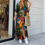 Robe Elegant Button Long Shirt