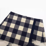 Spring Plaid Split Miniskirt 2751143-Outfit