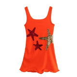 Fongt Explosion Women's ZA Summer New Fashion Slid Embroidered Mini Dress