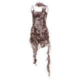 2024 Summer New Women's Street Fashion Sexy Sling High-Waisted Hips Solid Color