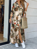 Robe Elegant Button Long Shirt