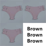 Seamless Panties Ladies Thong Plus Size Women Sexy G String Low Waist Panty Solid Ice Silk Intimates Underwear M-XL