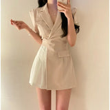 Fongt Red Blazer Tide Ms. Han Version 2025 New Spring And Autumn Loose Leisure Autumn Korean Blouse Small Suit