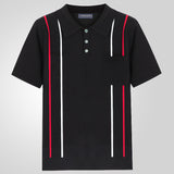 Fongt Men's New Summer Casual Knits Men's Short Sleeves Business Polo