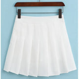 New Spring high waist ball pleated skirts Harajuku Denim Skirts solid a-line sailor skirt Plus Size Japanese school