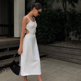 Summer For 2022 Tank Strap Designer Clothes Backless Casual Evening Party Sexy WomenS Prom One Piece Basic Corset maxi