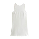 New Bow Knot Bare-Back Mini Dress 2844822-Outfit