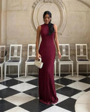 Ribbed Pleated Tank Long Dress-Outfit