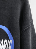 Graphic Print Sweatshirt Woman 2023 Spring Cotton Loose Pull Hoodie Femme Casual Vintage Classic Wild Pullover Tops-Outfit