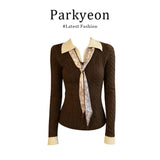 Fongt Temperament Reduced-Age Shirt Jacket Half-Dress Suit Women 2025 Autumn And Winter Lazy Loose Three Sets
