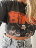 Punk Eagle Tee Women Graphic Rock n Roll Cotton T-shirt Tshirt Tops Femme Streetwear Casual Vintage T-shirts 2023 Summer-Outfit