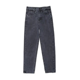 Autumn Winter Solid Jeans Harem 2020 Korean Bf Trousers Ladies High Waist Denim Long Pant Female Jeans Plus Size