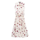 2024 New Street Style Printed Poplin Shirt Dress 3089144-Outfit