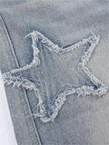 vintage boyfriend jeans with star