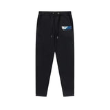 Rainbow Gradient Letter Tiger Head Printing Ins Trendy Sweater Trousers Jogging Suit-Outfit