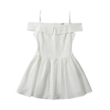 New Style Of Sweet Wind In Early Spring Has A Slim Collar And Shows A Thin Solid Color Halter Skirt.-Outfit