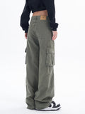 Vintage 90s Green Cargo Jeans-Outfit