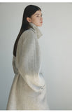 [Daihe] Winter New Leisure Vertical Collar Crisp Silk Wool Vertical Silhouette Double-Sided Woolen Coat H7795-Outfit