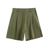 Fongt Women's Linen-Blend Vests In Spring And Summer 2025S + Shorts Sets Of Trendy Brands