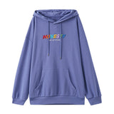 Casual Oversize Colorful embroidery print Women
