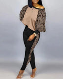 Fongt Women's Long-Sleeved Round-Neck Fashion Casual Set In Autumn