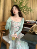 Fongt Xixi 2025 Spring New Korean Version Of Temperament Long-Sleeved Knitted Cardigan Women Sunscreen Shawl Women 25268