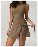 Tank Wrap Skort Tennis Dress-Outfit