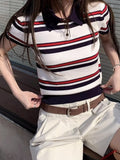 Fongt Who Wears Who Looks Good Spring And Summer New Temperament Thin Design Small Burst Sweater Open-Sleeved