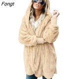 Autumn/winter New Mao Mao Warm Cotton-padded Jacket with Long and Fake Fur Coats on Both Sides Demi-season Jacket for